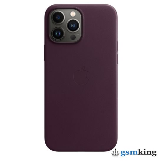 Apple Leather Case with MagSafe iPhone 13 Pro Max Dark Cherry «Тёмная вишня» MM1M3ZE/A