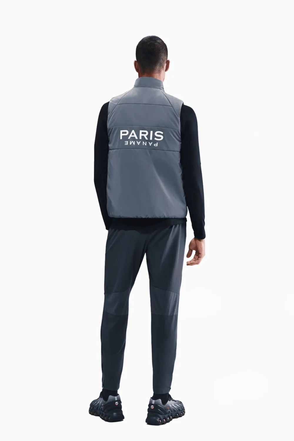 Жилет Nike PSG 25/26 Running Division - серый