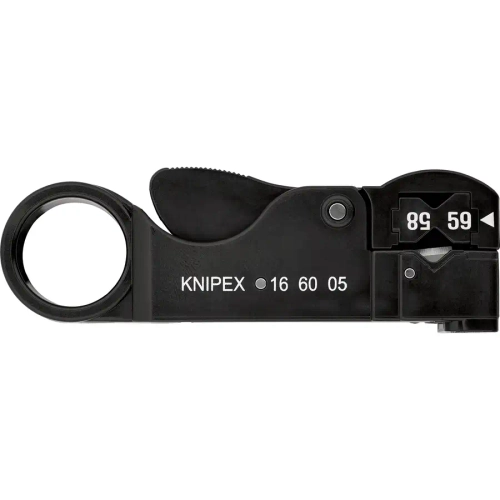Инструмент для удаления изоляции с коаксиальных кабелей 105 мм Knipex 16 60 05 SB