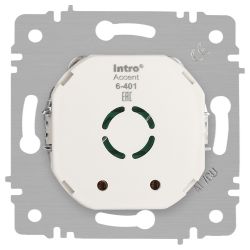 Светорегулятор Intro Accent 6-401-02 поворотный, 600Вт 230В, IP20, СУ, слоновая кость | Intro