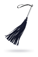 Велюровая плеть «Индиго» - 50 см. (Цвет: темно-синий)