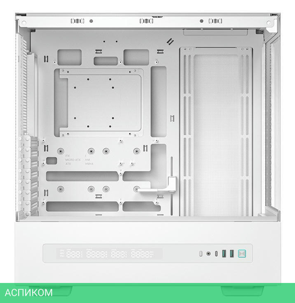 Корпус DeepCool CH690 Digital WH без БП (R-CH690-WHNNA0D-G-1)