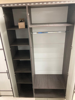 Шкаф 3-х створ. для белья и одежды Ольга-13 ЛДСП ясень анкор темн./ясень анкор св.