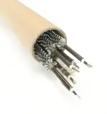 Оребренный нагревательный элемент ТЭН 67 B 8,5/1,5 Ор 230 из углеродистой стали 08Ю