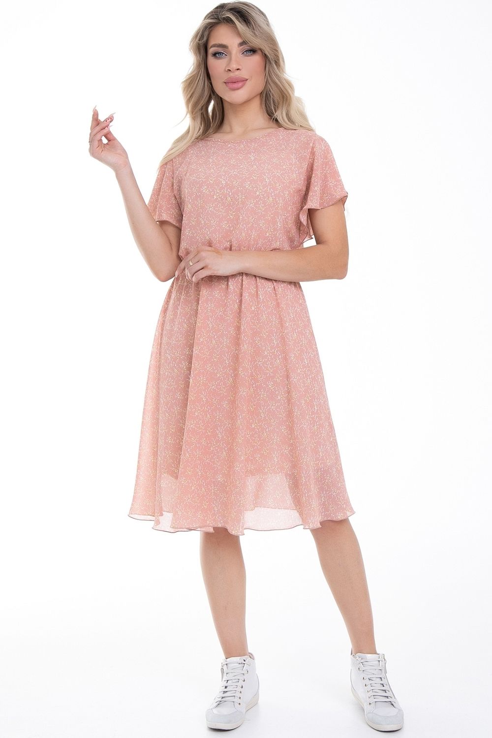 Платье Нимфа (шифон,пудра) Diolche