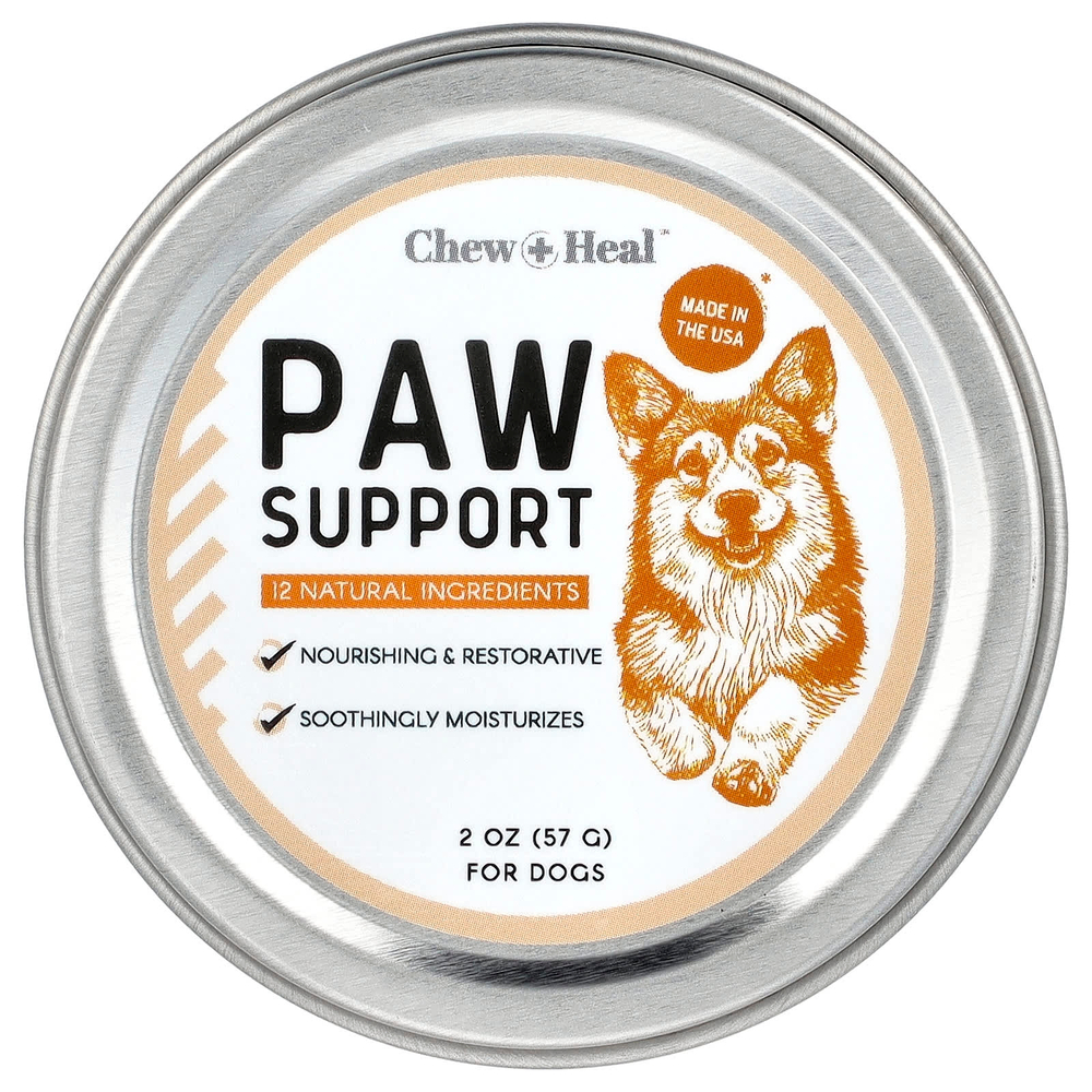 Chew + Heal, поддержка лап, для собак, 57 г (2 унции)
