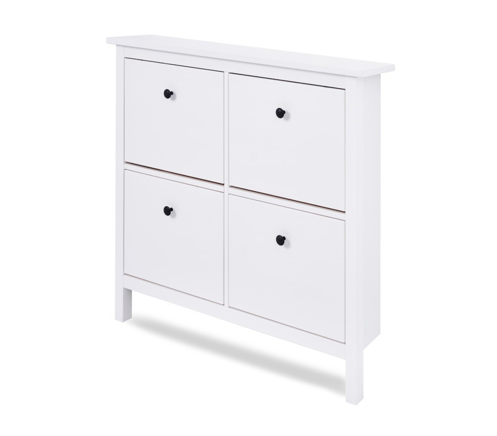 Обувница 4 ящика КЫМОР (HEMNES), 106х101х22 см, белый