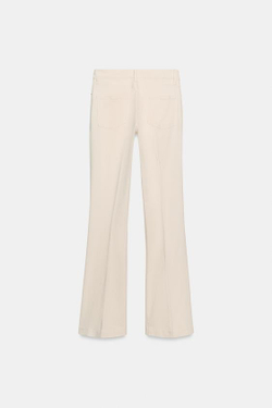 ZARA ДЖИНСЫ ZW BOOTCUT СО СРЕДНЕЙ ПОСАДКОЙ, ЭКРЮ