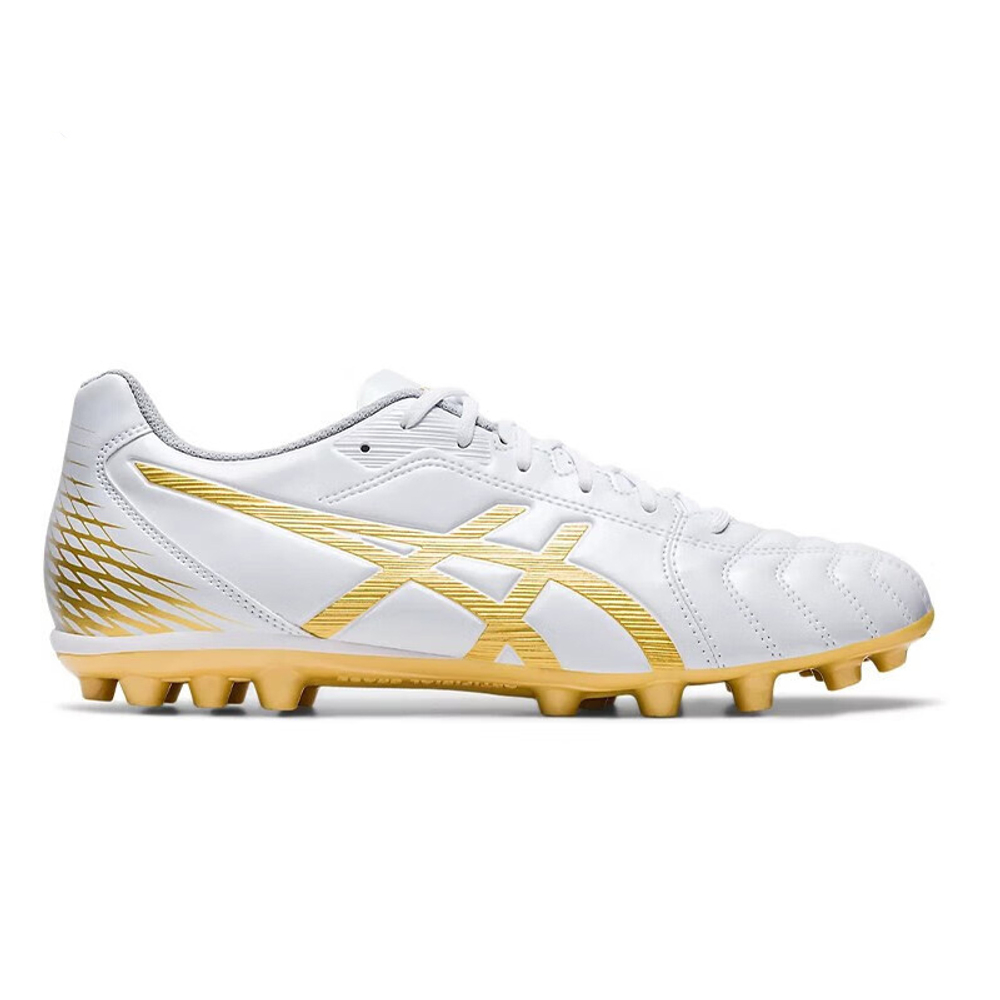 Asics Dslight Club artificial turf AG (rubber short nails) non-slip wrapping football shoes men's platinum