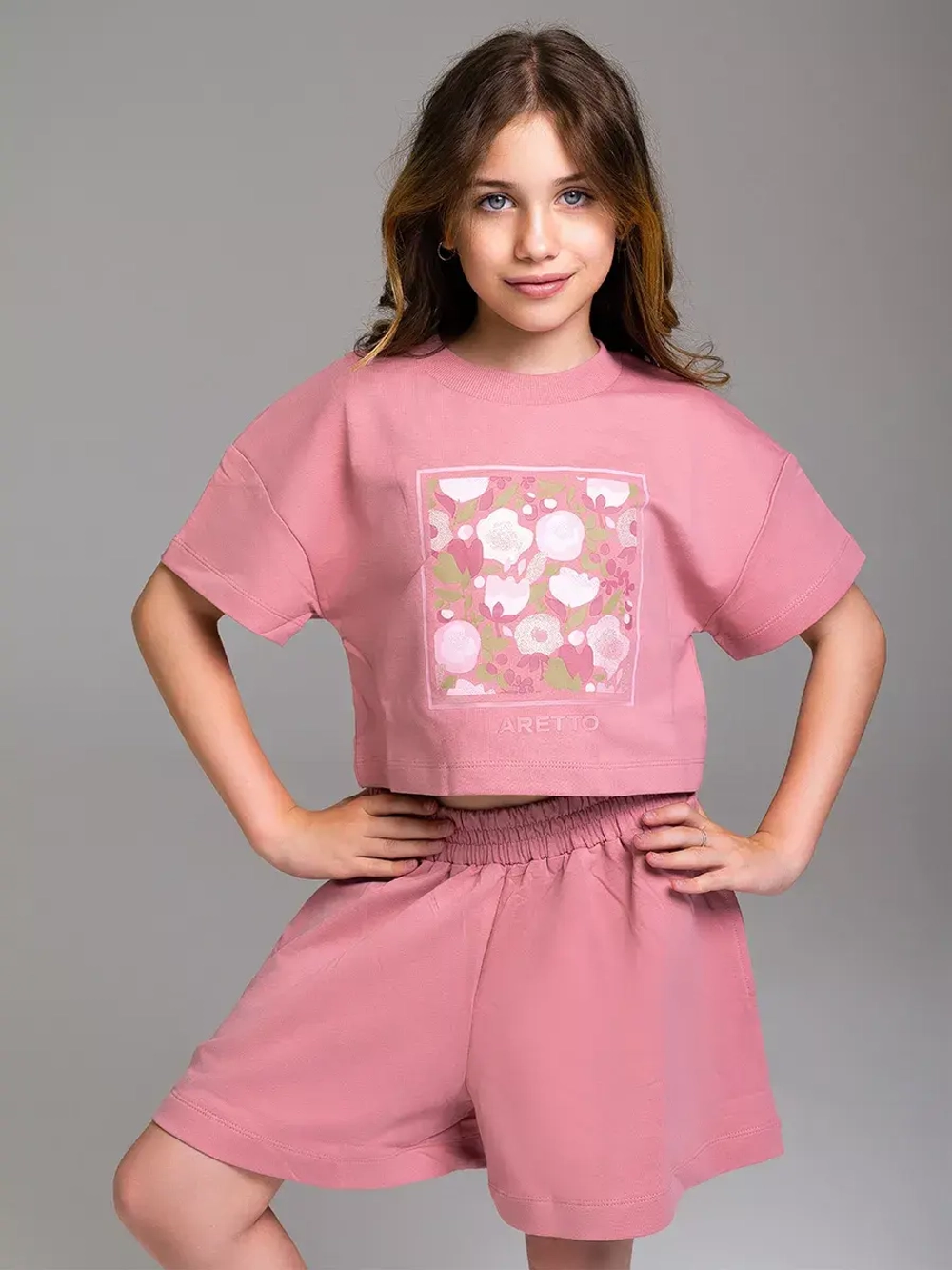 Летний костюм детский шорты футболка комплект