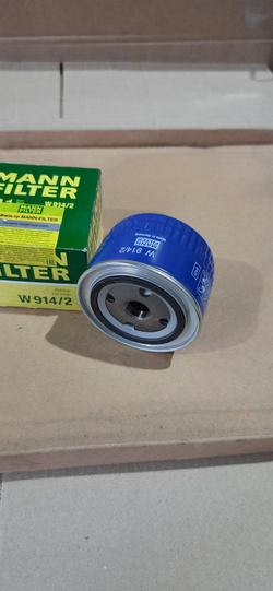 Фильтр масляный Mann Filer W914/2 (6750259126)