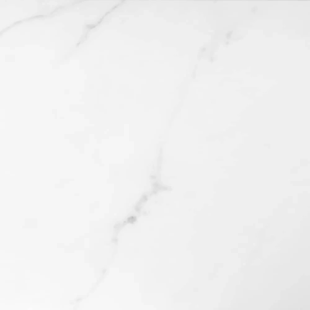 Придиванный столик Loft 50x30см, белый мрамор с белыми ножками