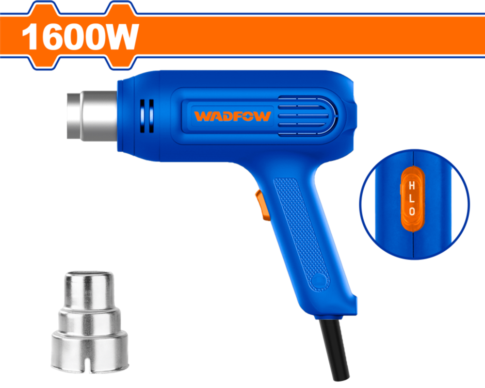 Фен технический 1600 Вт (10) WADFOW WHG1516