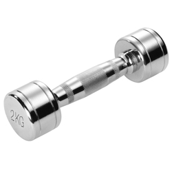 Гантель хромированная 2 кг