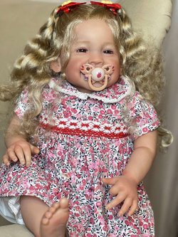 Кукла Реборн мягконабивная 60см в пакете (FA-614)