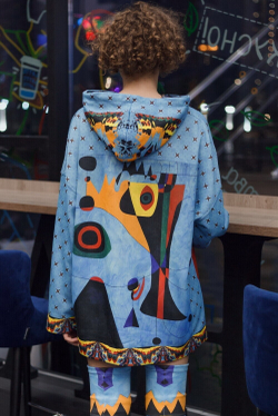 Комплект (худи и гетры) "Миро", по мотивам абстрактной живописи Жоан Миро