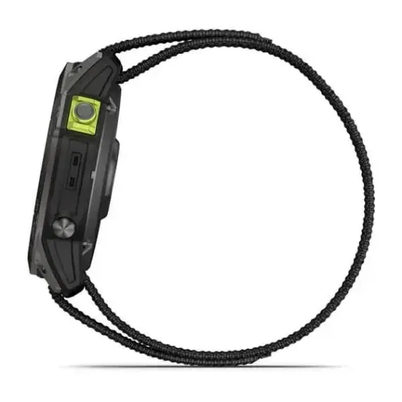 Garmin Enduro 2 угольно-серый DLC титановый с нейлоновым ремешком UltraFit