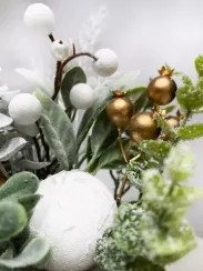 Новогодняя настольная композиция в коробе 30 см., Christmas DeLuxe (89297)