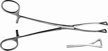 ТМ- Щ-8 Щипцы-зажимы окончатые д/захвата сосудов, 214 мм (НОВОЕ ИСПОЛНЕНИЕ)
