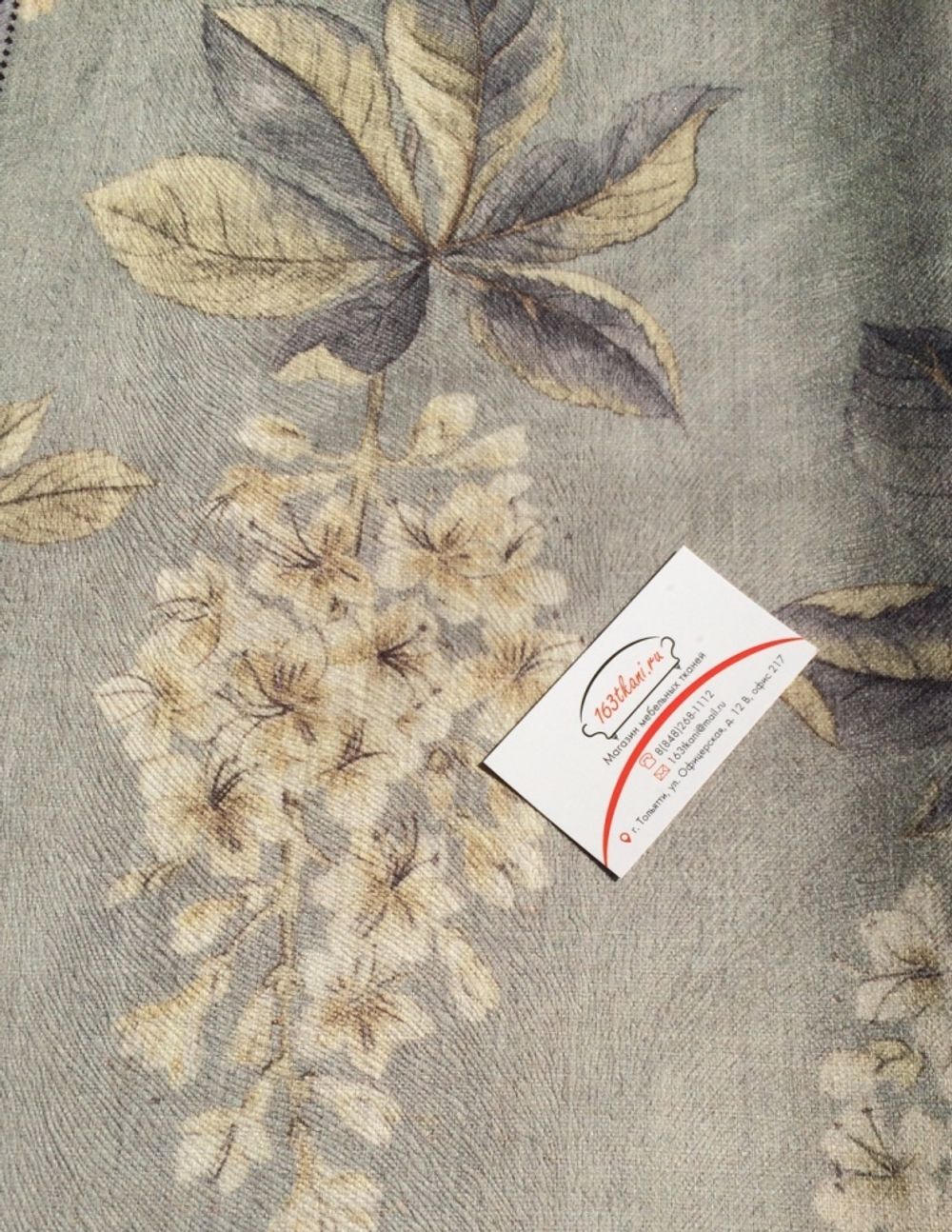 Цветок на сером