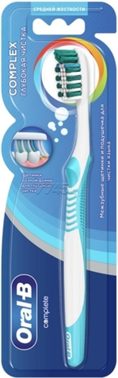 ORAL-B Зубная щётка Complex Глубокая чистка 40 средняя ж. 1 шт.