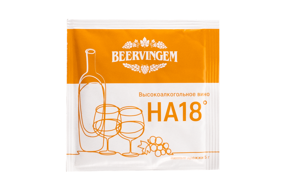 Дрожжи винные Beervingem "High alcohol HA18", 5г