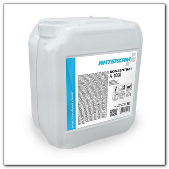 Нейтральное концентрированное низкопенное моющее средства 5л. Konzentrat А 1000