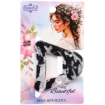 Заколка - краб для волос «AKS-EMPIRE», конус, цвет микс 6 цветов,3,5*3,5см