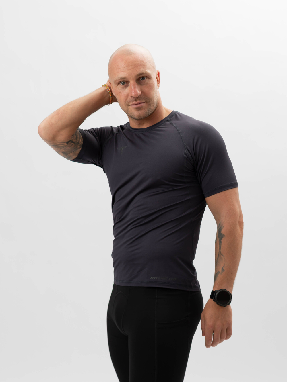 Спортивная футболка DRI FIT реглан TOTEMIC CLO графит