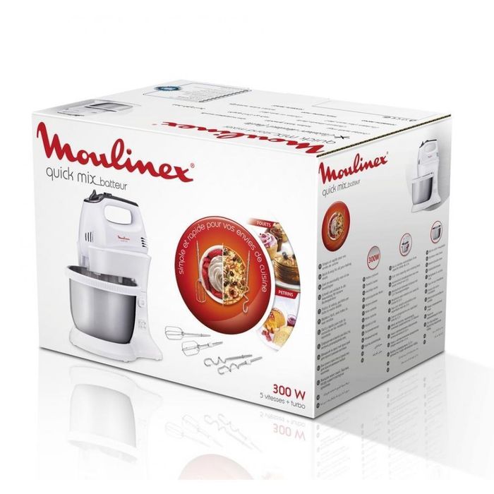 Стационарный миксер Moulinex Quickmix HM3121B1