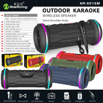 Беспроводная колонка с FM радио Караоке NewRixing NR-6015M