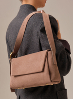 Замшевая сумка Nova DBR 31391 капучино