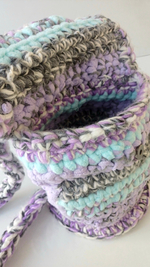 Рюкзак женский вязаный