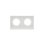 Рамка 2 поста IP44, KANT, белый песок