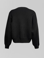 Кардиган 648 однотонный на пуговицах с V-образным вырезом