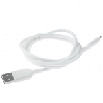Qumo MFI кабель с разъемом Apple 8 pin 1м гладкий белый