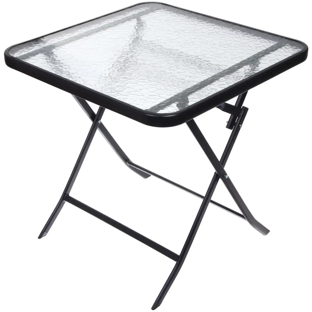 Стол складной квадратный «Дачная симфония» DS-Q70G, 70*70*70 см, черный
