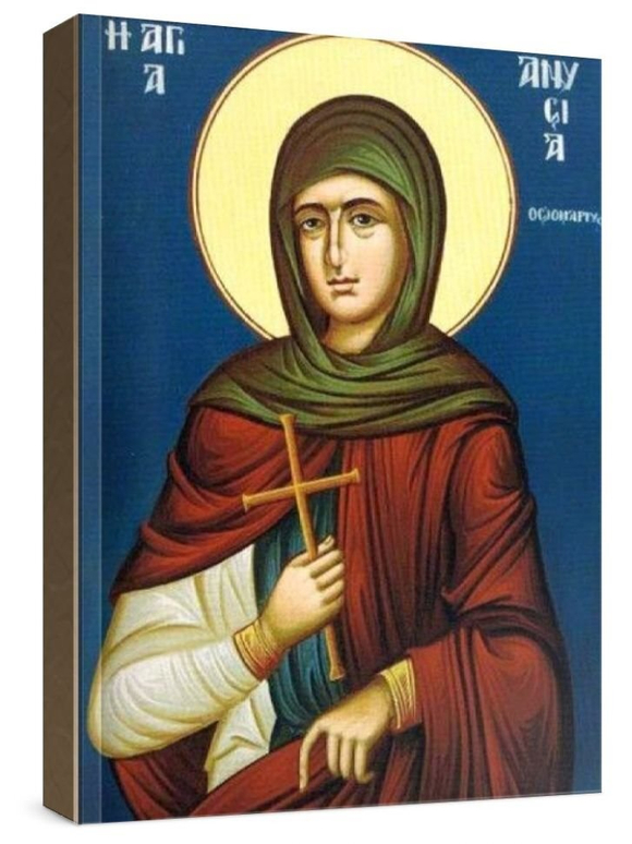 Анисия Солунская (рукописная икона)