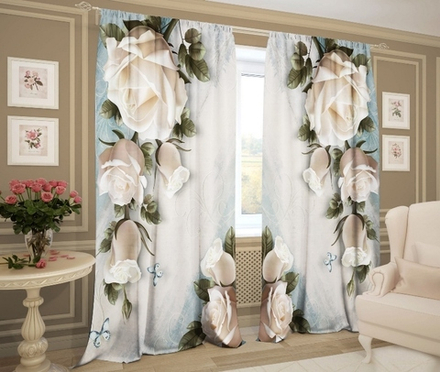 Фотошторы из 2-х половинок " Т. Хрупкая красота", Россия.