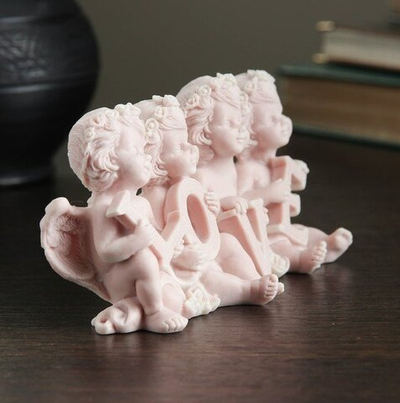 Статуэтка "Четыре ангелочка LOVE" 7 см