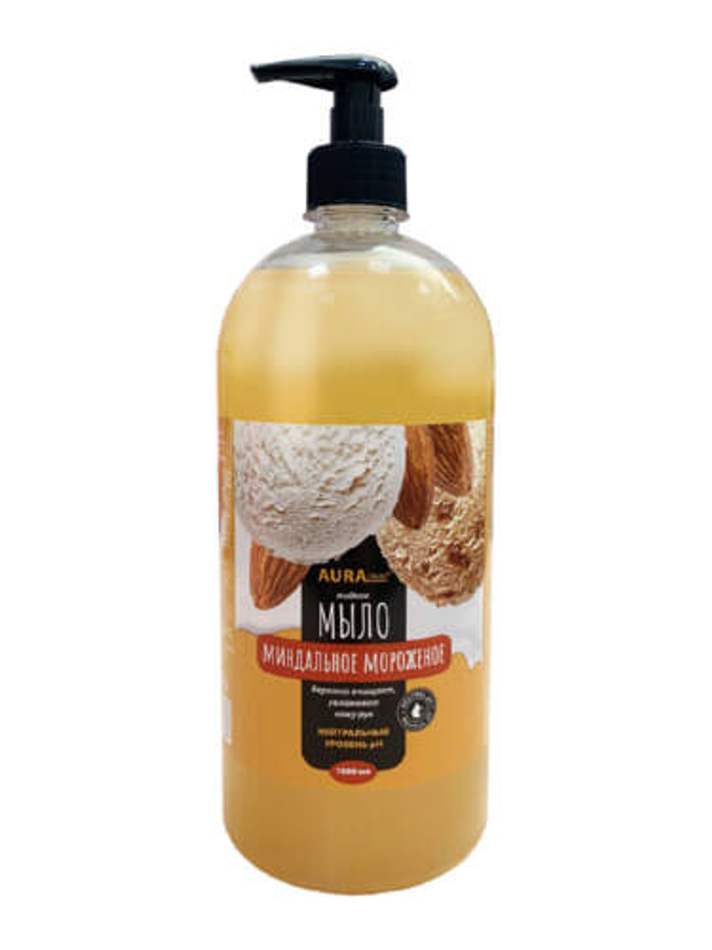 Мыло - крем жидкое Shalet  Clean Миндальное мороженое 1,0 л.