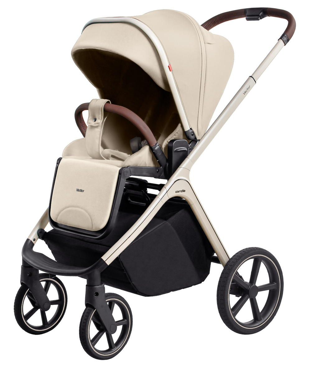 Коляска 2 в 1 Carrello Vector CRL-6550 Seashell Beige