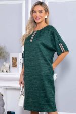 Платье трикотажное Кайла (зеленое) П14587-10М LT Collection