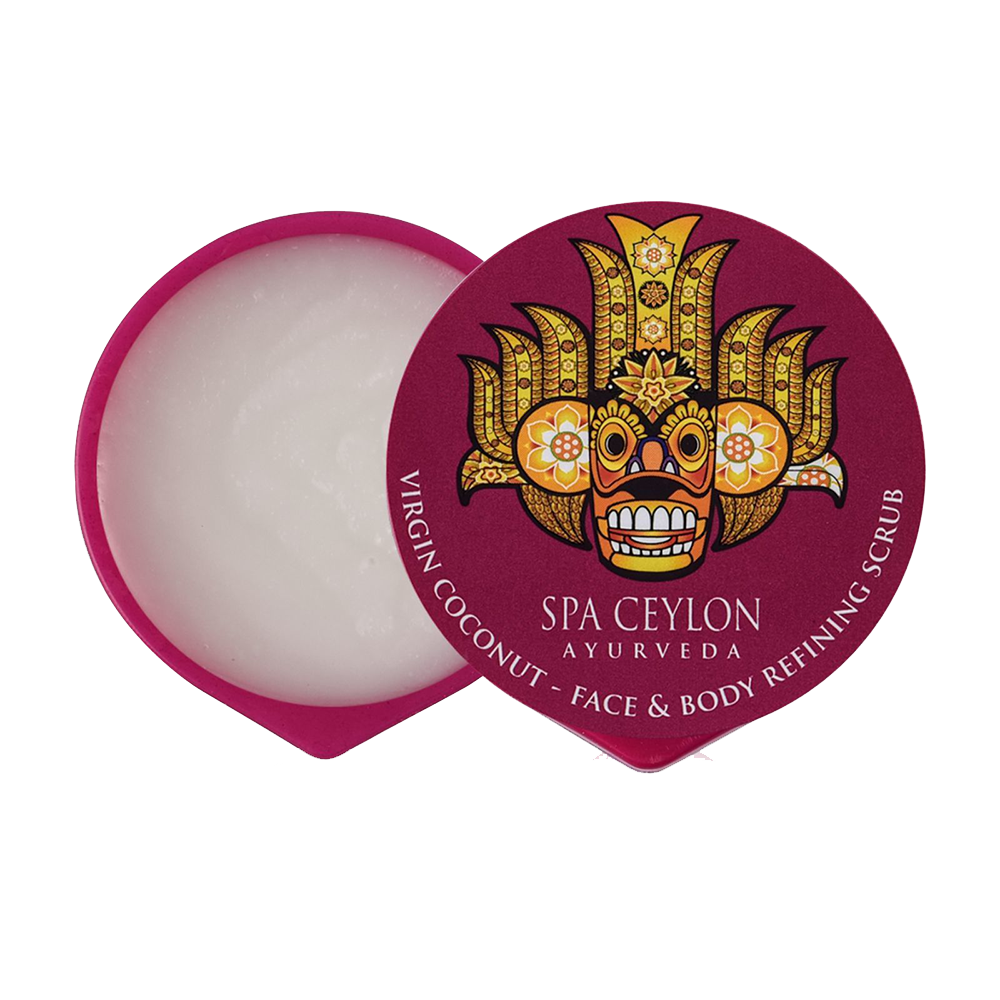 Ухаживающий скраб для лица и тела "ЧИСТЫЙ КОКОС" (10гр)