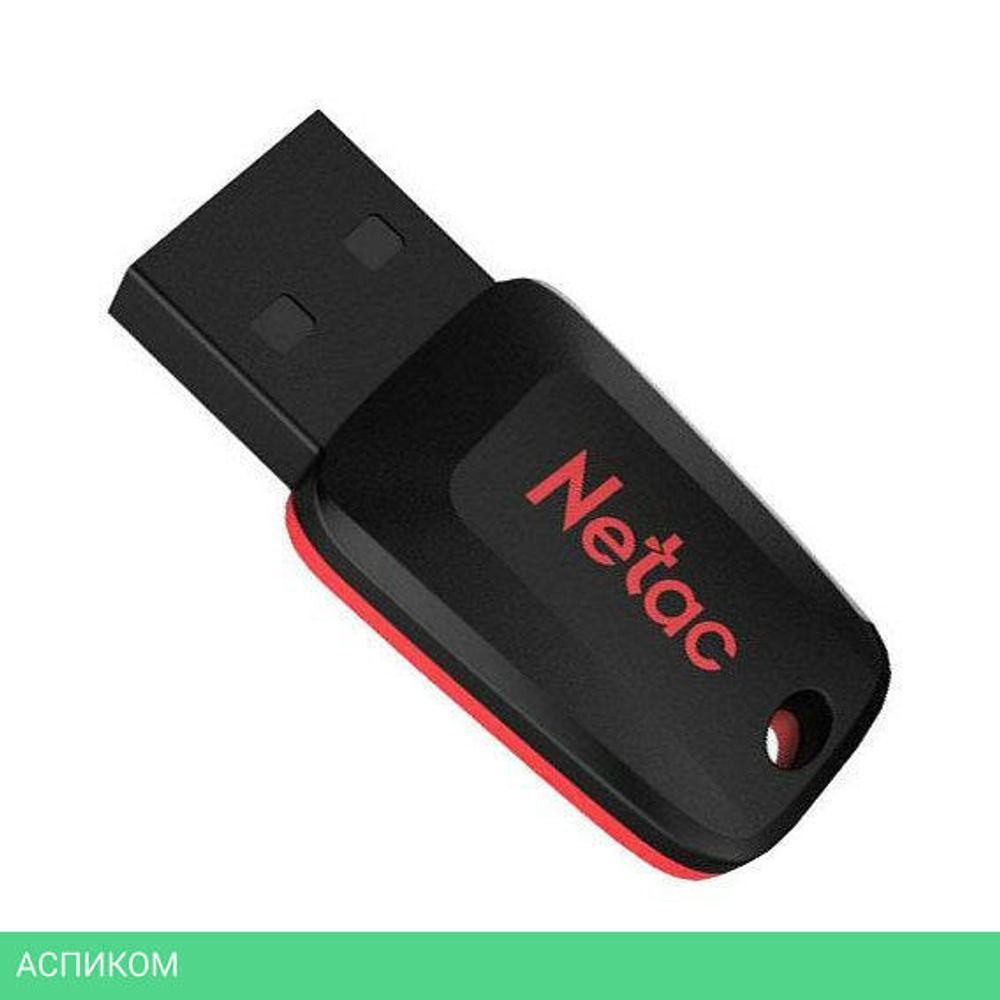 USB Flash-накопитель Netac U197 8Gb черный/красный (NT03U197N-008G-20BK)