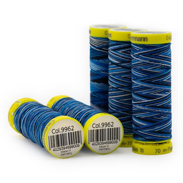 Нитки отделочные Gutermann Deco Stitch multicolor 70 (70 метров), 5 кат. | 9962