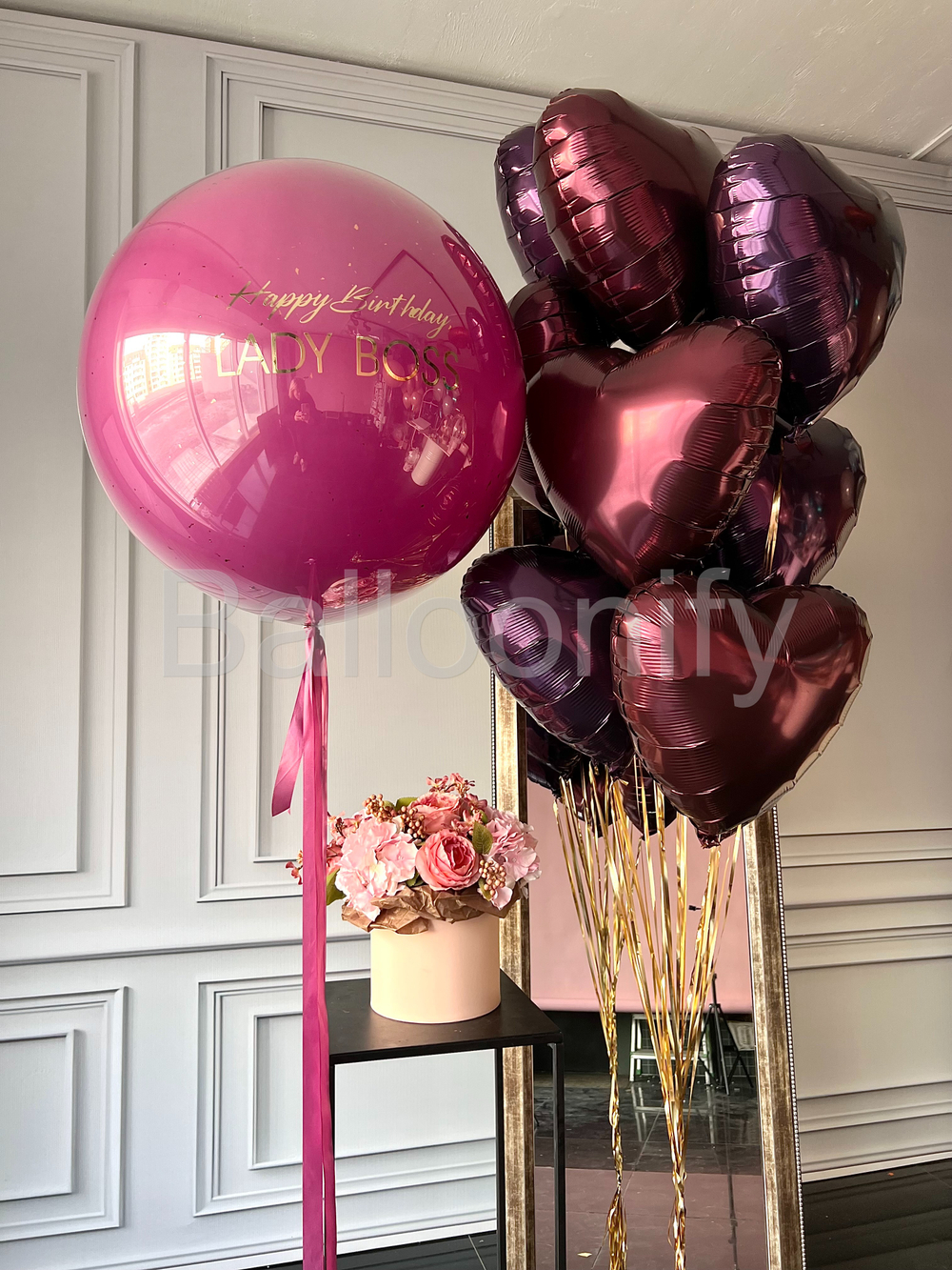 Набор шаров "Леди Босс" с фонтаном