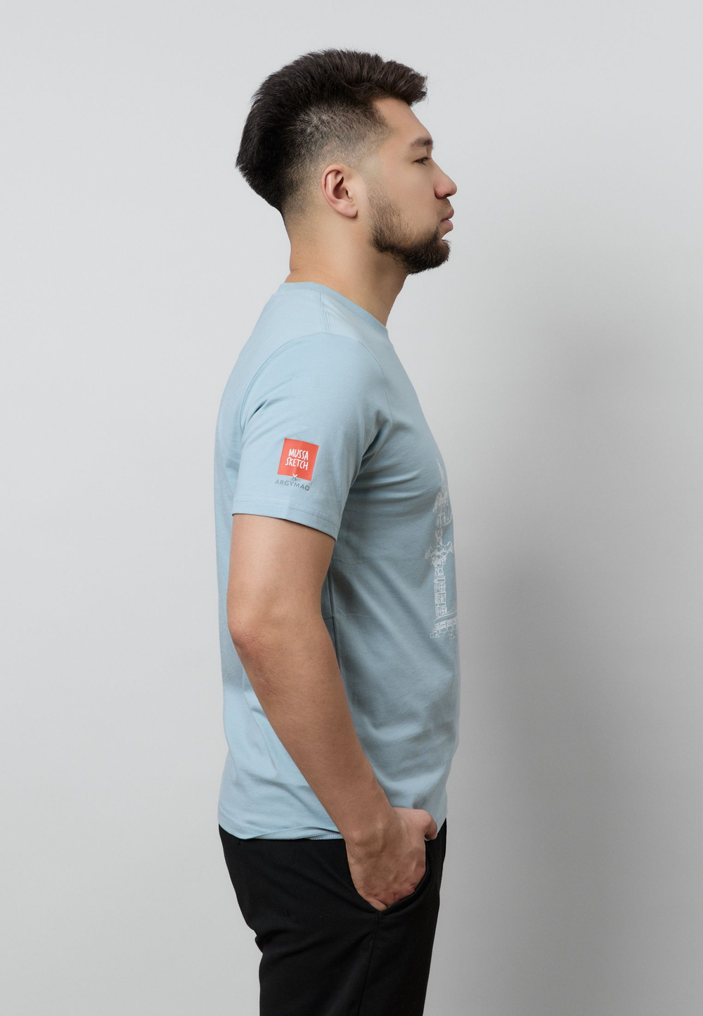 Футболка ALMATY MS LIGHT BLUE