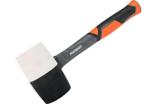 Черно-белая киянка PATRIOT RMF-680BW с фибергласовой рукояткой, 680г 350001116