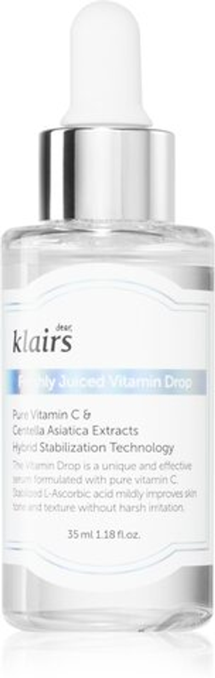 Klairs Freshly Juiced Vitamin Drop - увлажняющая сыворотка для лица с витамином С /   35  ml  / GTIN 8809115025050